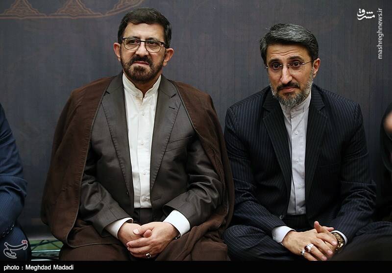 عکس/ شعرا و مداحان در مراسم ختم محمدباقر منصوری