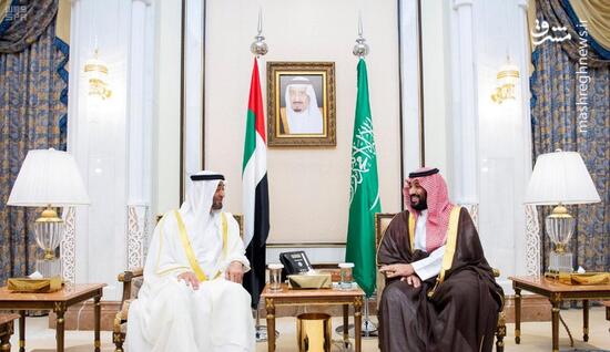 عکس/ دیدار «بن زاید» با شاه سعودی