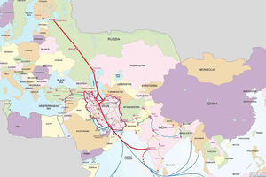 ایران در مهمترین مسیر تجاری شمال-جنوب آسیا/ این مسیر چرا و چگونه از ایران می‌گذرد؟ + نقشه