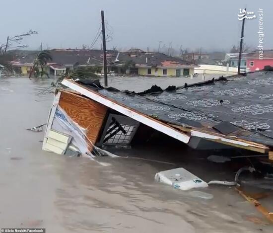 عکس/ طوفان مرگبار در باهاما آمریکا