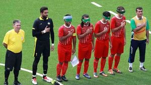 فوتبال نابینایان ایران نایب قهرمانی آسیا شد