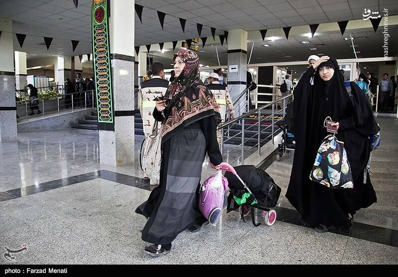 عکس/ خروج زائران اربعین حسینی از مرز خسروی