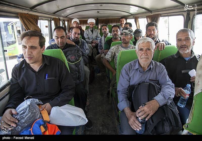 عکس/ خروج زائران اربعین حسینی از مرز خسروی