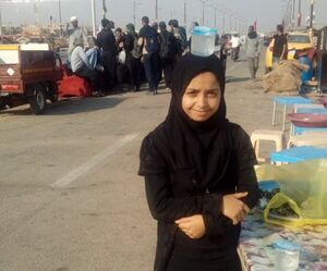 پخش جالب آب به روش دختر کوچک عراقی +عکس