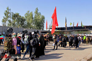 تردد زائران اربعین حسینی از مرز مهران