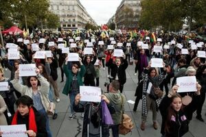 اعتراض زنان در فرانسه