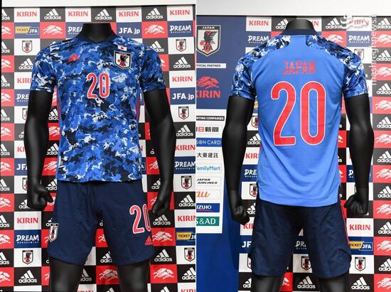 عکس/ رونمایی از پیراهن جدید تیم ملی ژاپن
