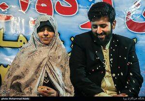 عکس/ ازدواج زوج جهادگر در منطقه محروم