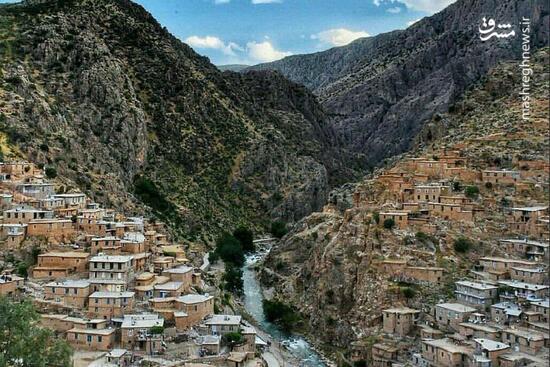 عکس/ روستای پلکانی زیبای کردستان عکس/ روستای پلکانی زیبای کردستان
