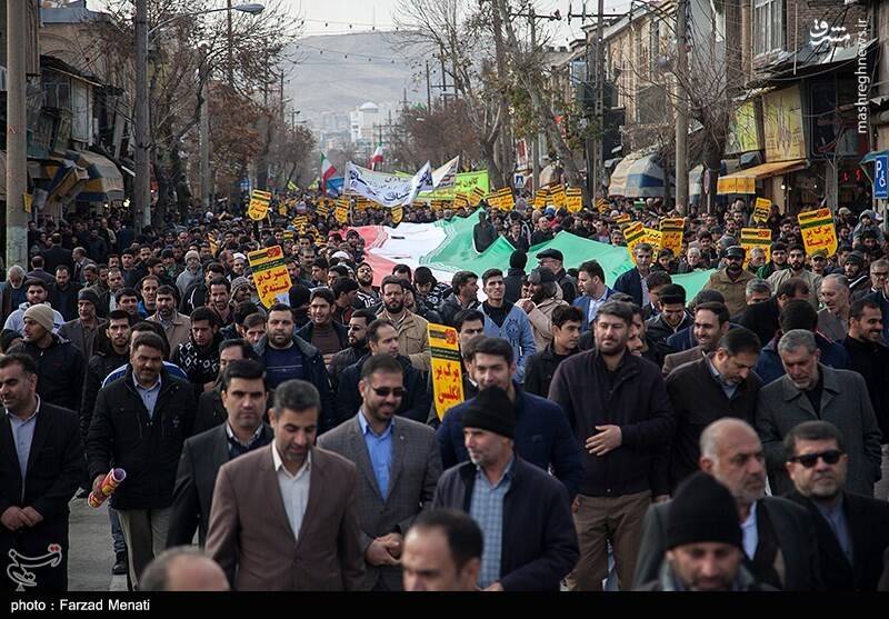 پاسداشت حماسه نهم دی در کرمانشاه