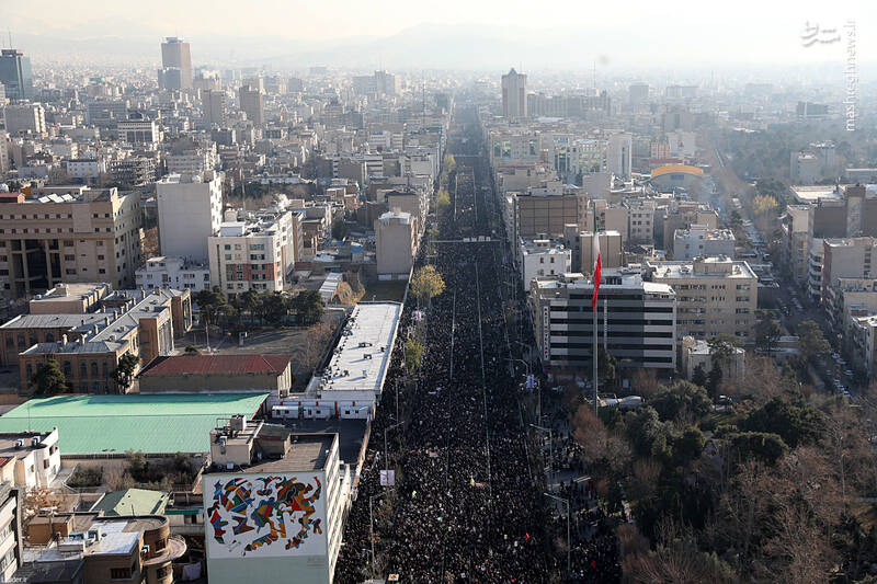 تشییع پیکر پاک شهدای مقاومت در تهران