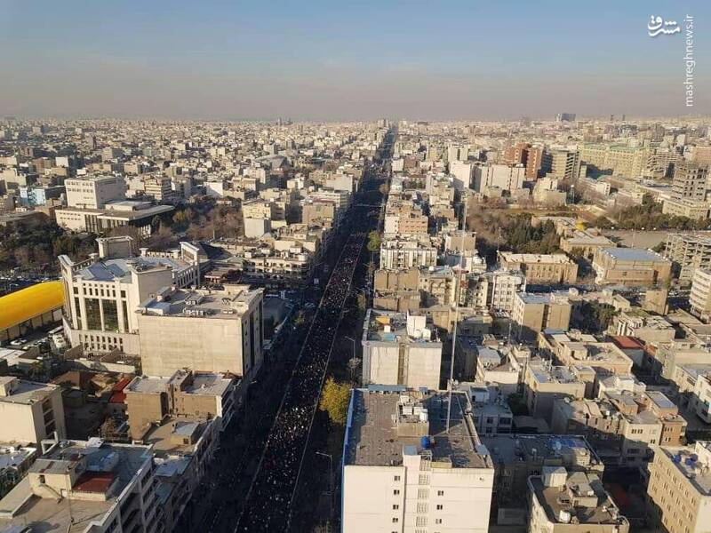 تشییع پیکر پاک شهدای مقاومت در تهران