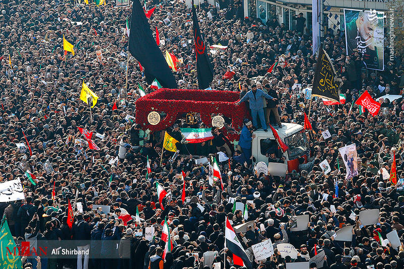 آئین تشییع «حاج قاسم سلیمانی »