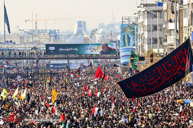 آئین تشییع «حاج قاسم سلیمانی »