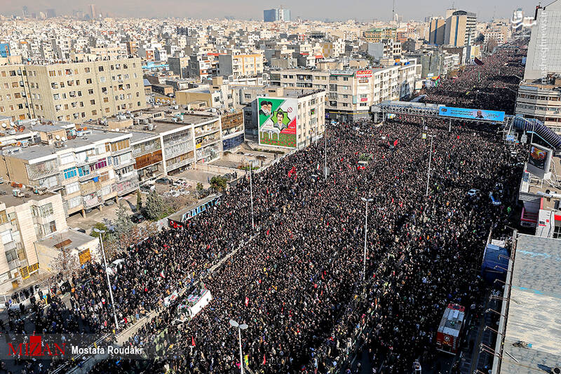 آئین تشییع «حاج قاسم سلیمانی »