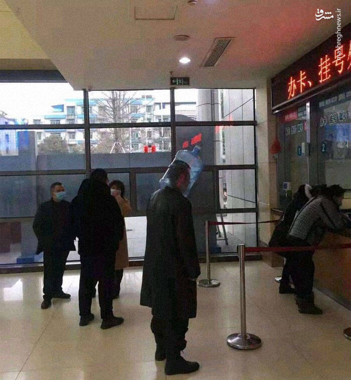 عکس/ تلاش‌ جالب چینی‌ها برای مقابله با کرونا