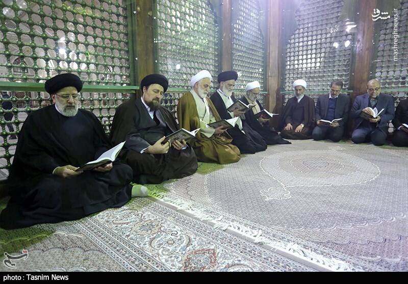 عکس/ تجدید میثاق رئیس و کارکنان قوه قضاییه با آرمانهای امام راحل