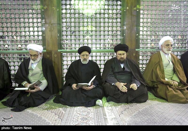 عکس/ تجدید میثاق رئیس و کارکنان قوه قضاییه با آرمانهای امام راحل