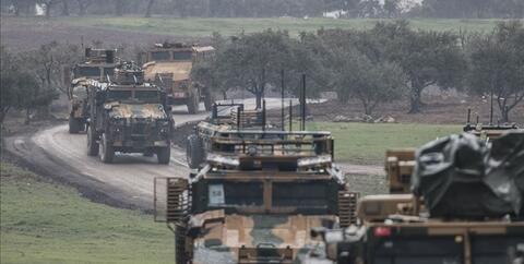ادامه تحرکات ارتش ترکیه در سوریه +عکس