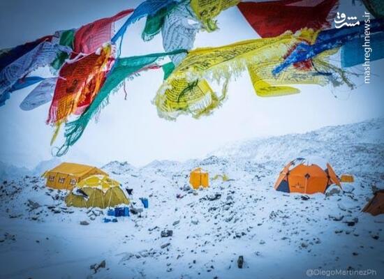 پایان تلاش‌ها برای صعود زمستانی به اورست +عکس