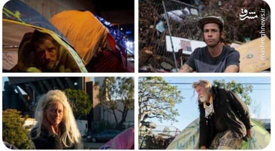 کرونا در کمین ۶۰ هزار بی‌خانمان لس آنجلسی +عکس
