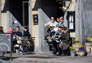 عکس/ خیابان‌های شلوغ سوئد