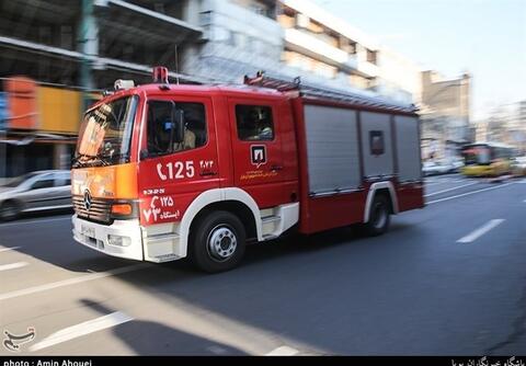 کارگاه طلاسازی در بازار تهران آتش گرفت + تصاویر