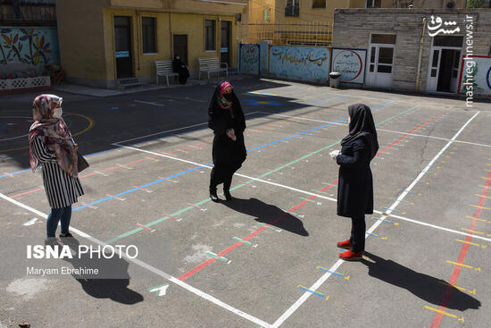 عکس/ بازگشت دانش آموزان تبریز به مدارس