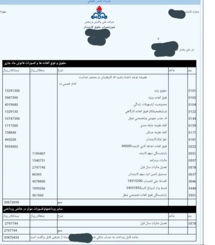 حقوق کارگران نفت زیر 2.5 میلیون تومان! 4