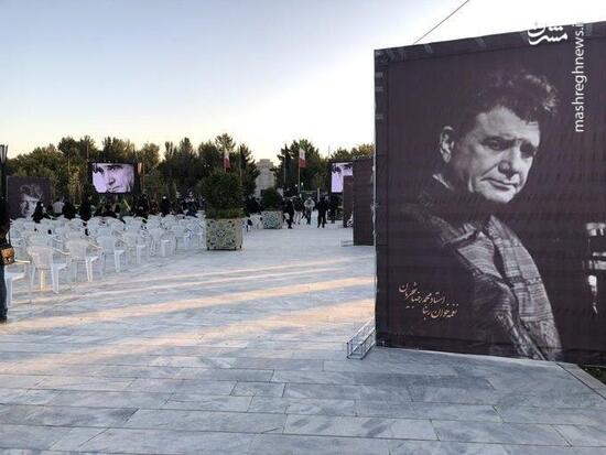 مشرق نیوز عکس مزار شجریان پس از خاکسپاری