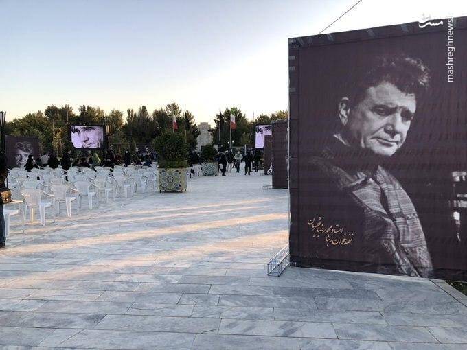 مشرق نیوز عکس مزار شجریان پس از خاکسپاری