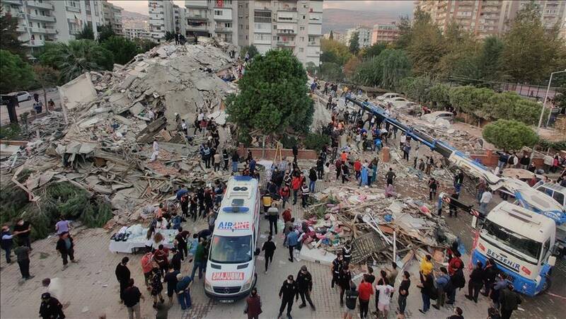 تازه‌ترین آمار از زلزله در ترکیه و یونان؛ ۱۴ کشته و ۴۱۹ زخمی