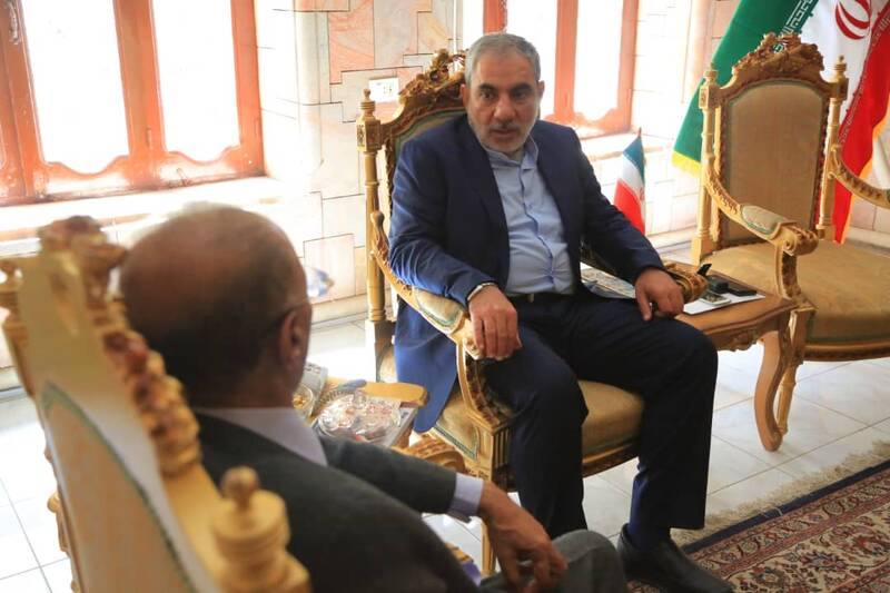 دیدار سفیر ایران در صنعا با وزیر شیلات یمن +عکس