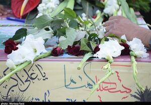 وداع مردم تبریز با ۴ شهید گمنام دفاع مقدس + تصاویر