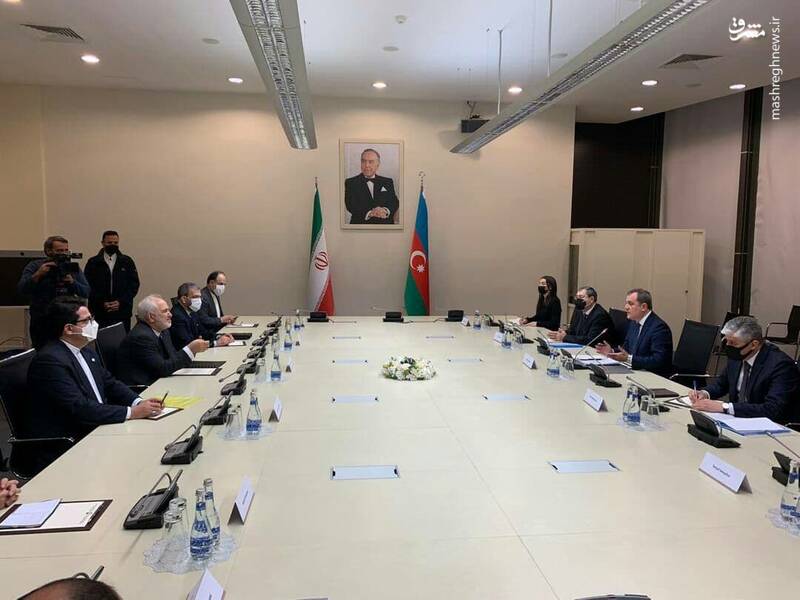 عکس/ دیدار ظریف با وزیر امورخارجه جمهوری آذربایجان