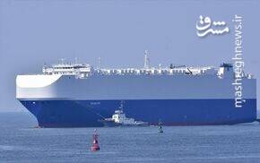 فیلم/تصاویر پهپادهای ایرانی از کشتی منفجر شده اسرائیلی