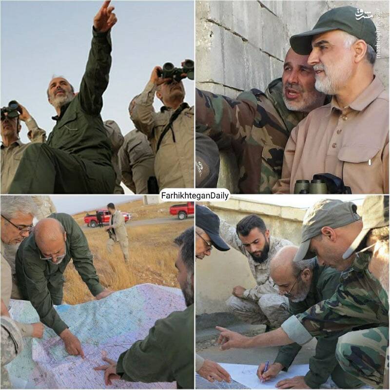 تصاویر سردار فلاح زاده در میدان نبرد