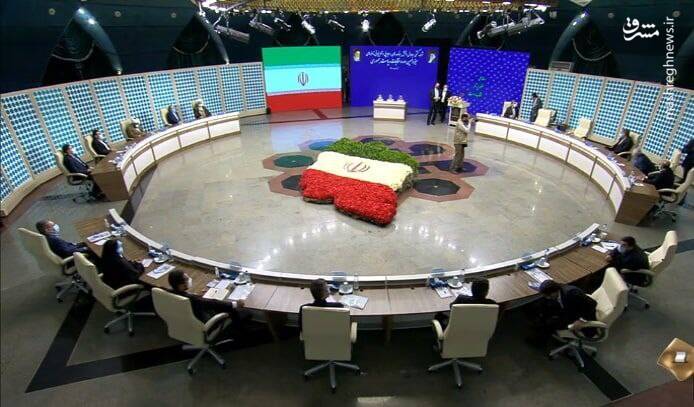 عکس/ آغاز پخش زنده مراسم قرعه‌کشی برنامه‌های انتخاباتی در رسانه ملی