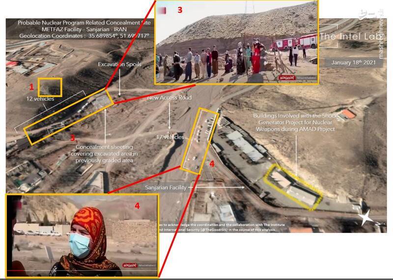 گاف عجیب ماهوارههای جاسوسی اسرائیل در مورد سایت هستهای سنجریان +عکس