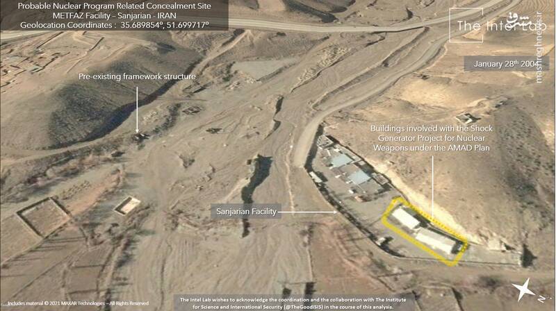 گاف عجیب ماهوارههای جاسوسی اسرائیل در مورد سایت هستهای سنجریان +عکس