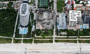 تصاویر جدید از ریزش ساختمان در فلوریدا