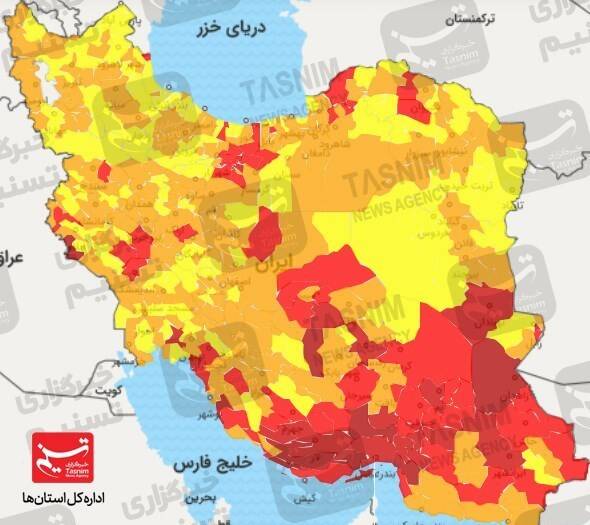 نیمی از استان‌ها درگیر ویروس دلتا/ هرساعت ۵ فوتی +نقشه و نمودار