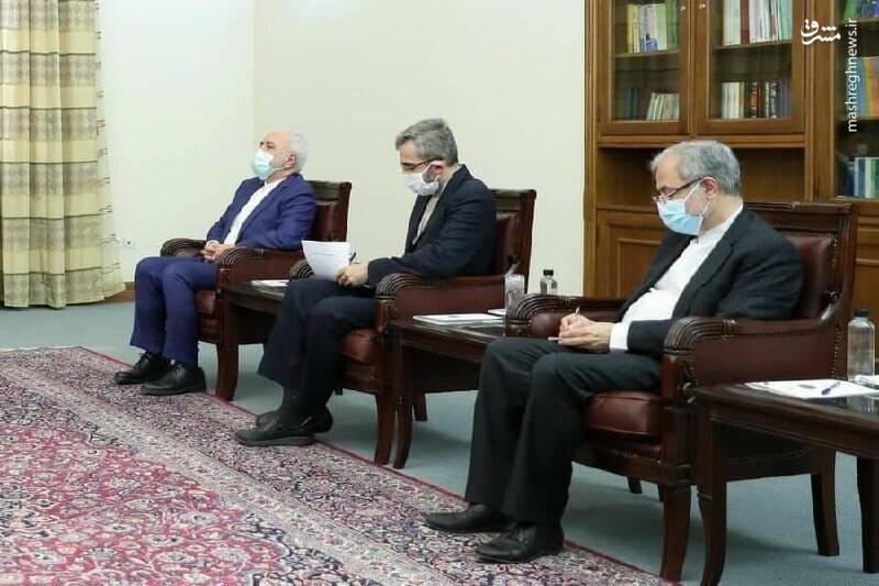 عکس/حضور علی باقری و ظریف در دیدار رئیسی و وزیرخارجه هند
