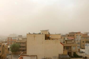 عکس/ بام ایران در حصار گرد و غبار