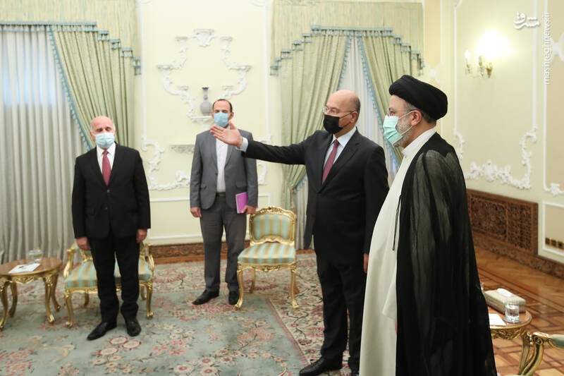 دیدار رییس جمهور عراق با رئیسی