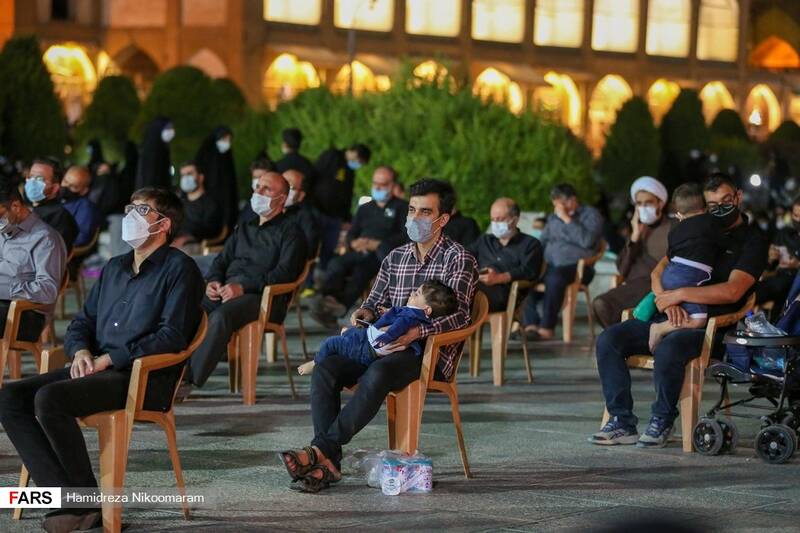 رعایت فاصله‌گذاری اجتماعی در مراسم عزاداری حسینی