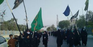 برگزاری مراسم عاشورای حسینی در مزار شریف + عکس