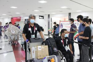 ورود اولین گروه از ورزشکاران کاروان پارالمپیک ایران به توکیو