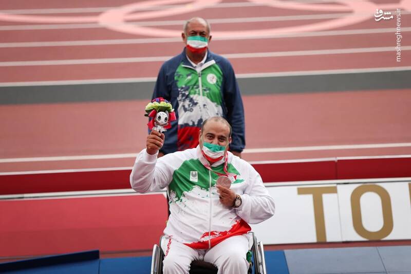 کسب مدال نقره مسابقات دو و میدانی توسط مختاری