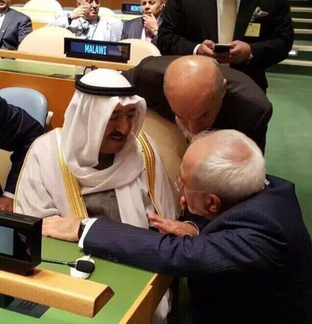 جواد ظریف، امیر کویت و آداب دیپلماتیک